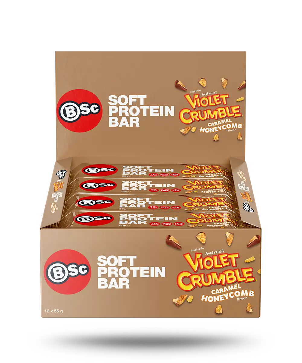 BSc x Violet Crumble Soft Protein Bar 12 Pack - Image 3